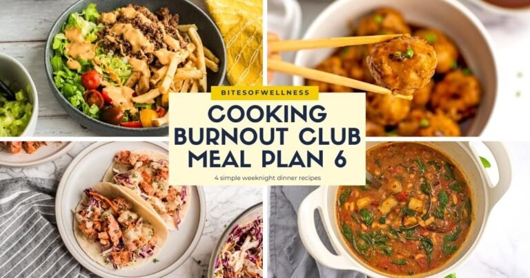 Easy Weeknight Dinner Ideas (4 Quick & Simple Meals)